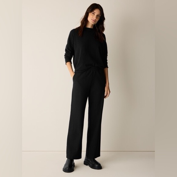 NWT Eileen Fisher Wool Crepe Straight Pant